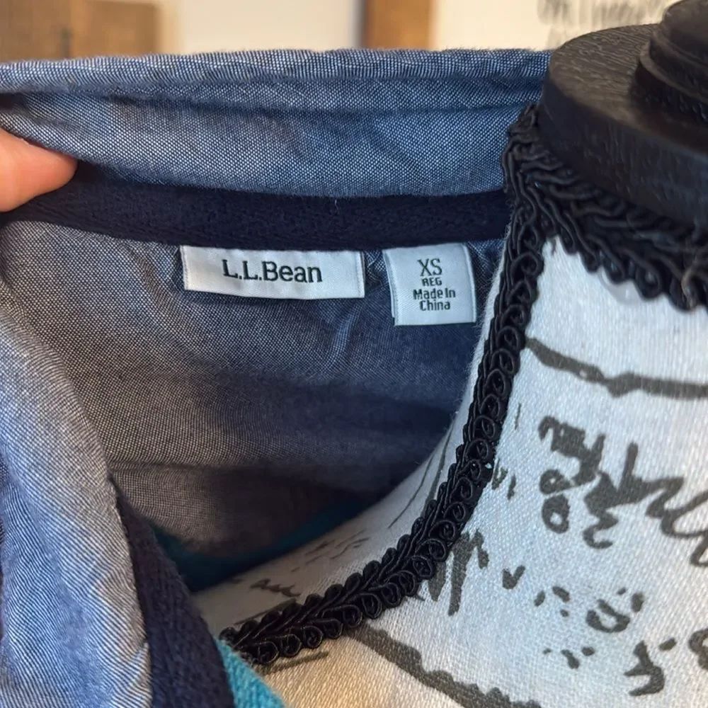 L.L. Bean Rugby Striped Pullover - Picture 6 of 8